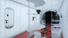 美甲店装修效果图片