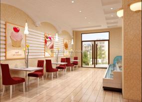 蛋糕店装修实景图片