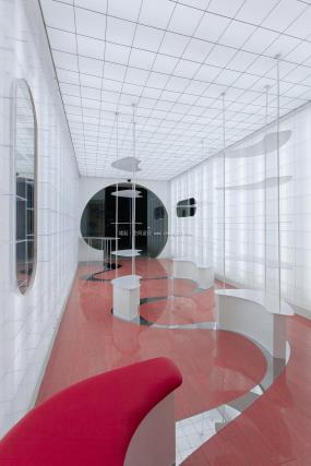 美甲店装修实景图片