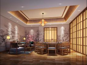 高端料理店装修效果图