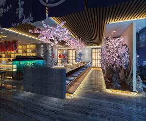 高端料理店装修图片