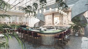 西餐厅装修装潢效果图