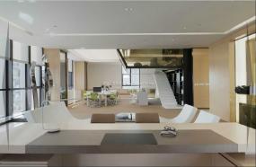 中型办公室装饰效果图