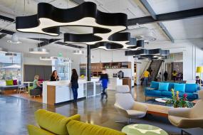 简约型办公室装潢设计效果图片