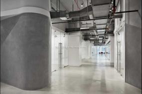 中型办公室装修实物图片