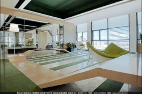 最新中型办公室装饰实景图