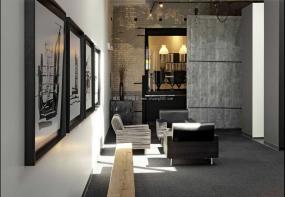 潮流办公室设计装饰效果图片