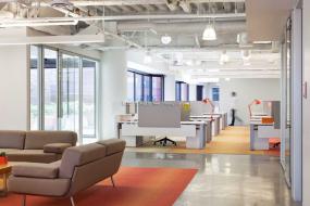 杨浦办公室装潢效果图