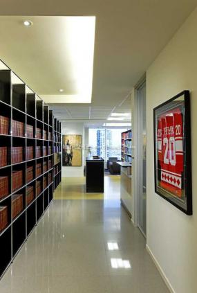 潮流办公室装潢效果图片