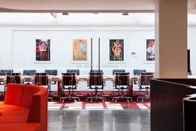 杨浦办公室装修实物图片