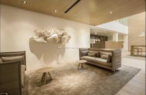 科技风格办公室装修实物图片