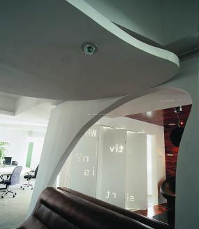 互联网风格办公室设计装饰效果图片