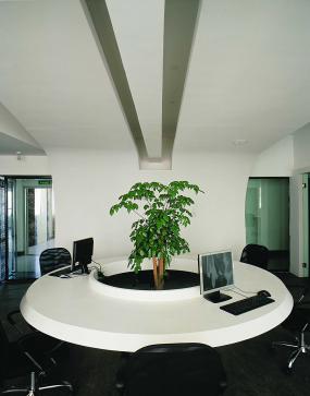 互联网风格办公室设计装饰图