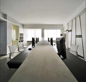 高档互联网风格办公室装修效果图