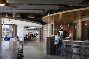 开敞式办公室装修设计效果图