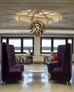 高端开敞式办公室装修图片