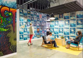 文雅风格办公室装修效果图片