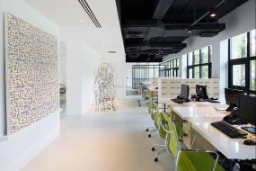 开敞式办公室设计装潢图片