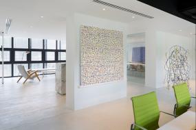 开敞式办公室设计效果图片