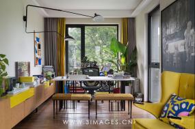 文雅风格办公室装饰效果图片