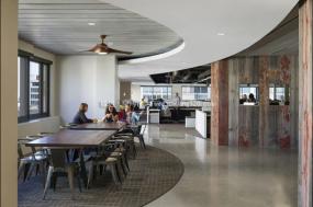 开敞式办公室装饰效果图