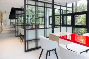 开敞式办公室装饰设计效果图片