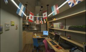 文雅风格办公室设计装饰效果图片