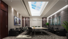 高档风格办公室设计装修效果图片