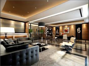 高档风格办公室设计装饰效果图片