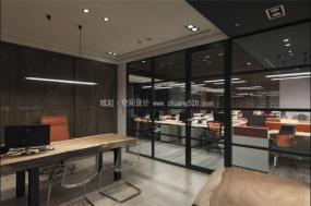 工业文雅风格办公室装修效果图