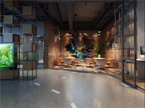 工业风格办公室设计装饰效果图