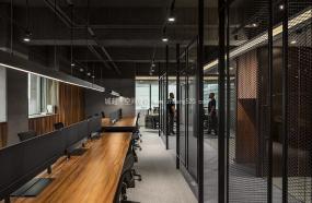 工业风格办公室装修设计效果图