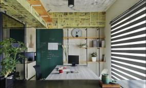 创意风格办公室装修实物图片