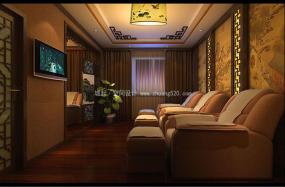 主题足浴店装修设计装饰效果图