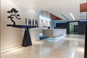 个性简约风格办公室设计装饰图