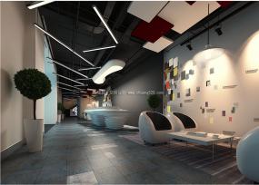 现代大气风格办公室装修图片