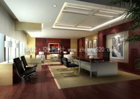 现代大气简约风格办公室装修效果图