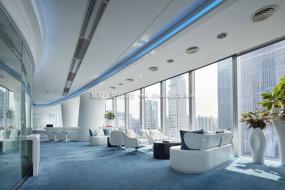 大气简约风格办公室装潢效果图