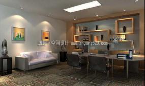 高档大气风格办公室装潢效果图