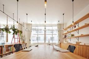 日式简约风格办公室装饰设计效果图片