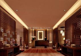 最新日式简约风格办公室效果图