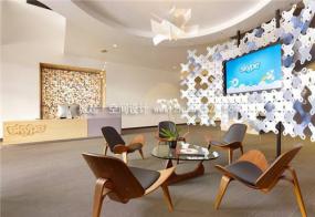 日式简约风格办公室装饰设计效果图