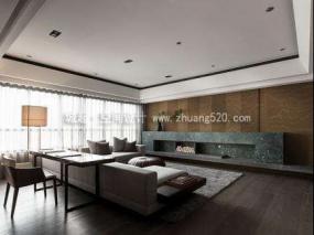 日式简约风格办公室装潢设计效果图片