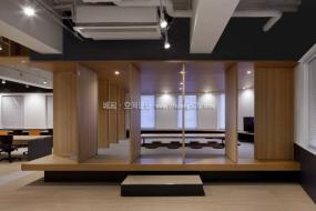 日式简约风格办公室装修效果图片
