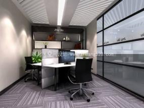 日式简约风格办公室装潢效果图