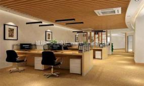 日式简约风格办公室设计效果图