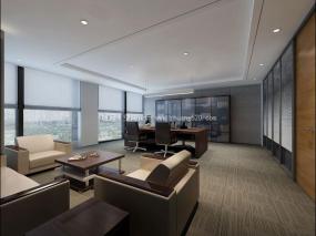 简约老总办公室设计效果图