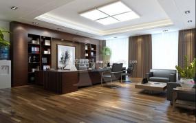 简约老总办公室设计装修效果图