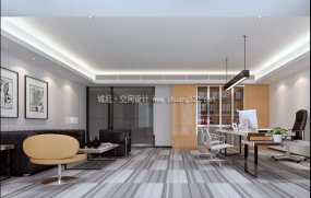 简约老总办公室装修效果图