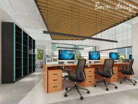 简约风格15平米办公室设计装修效果图